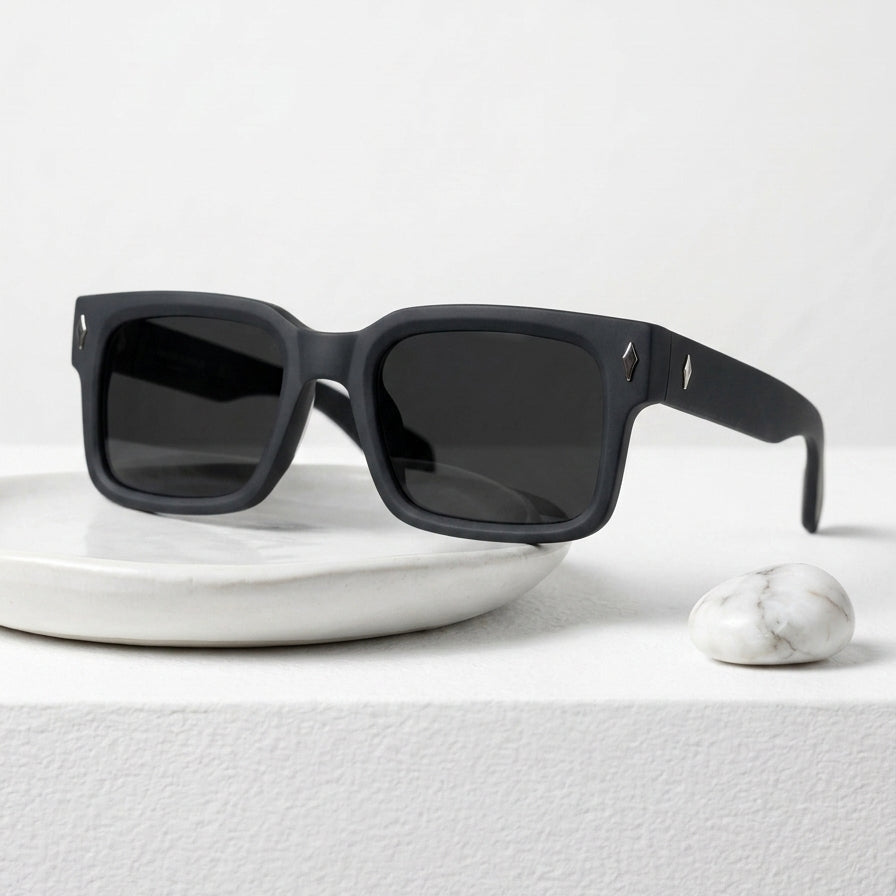 Black Square Sunglasses