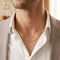 Gold Snake Chain Necklace